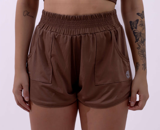 Shorts Duplo com Bolso