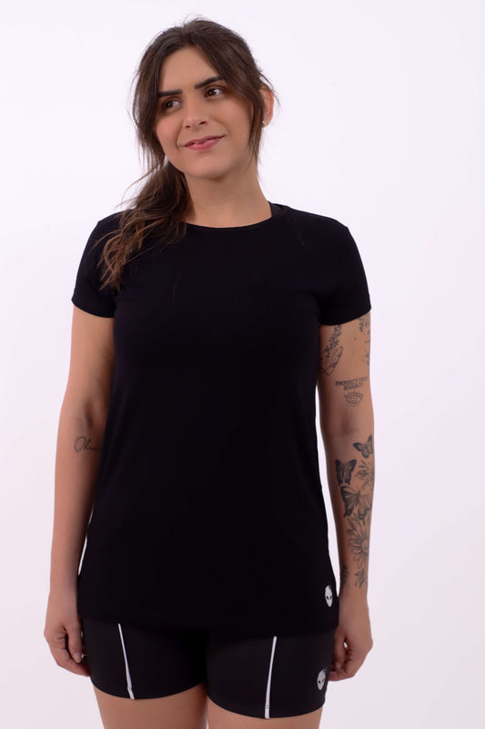 Blusa Visco Mullet Recorte Lateral